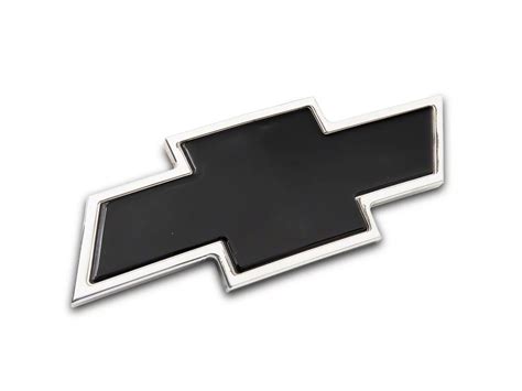 Silverado 1500 Chevy Bowtie Grille Emblem Polished And Black 07 13