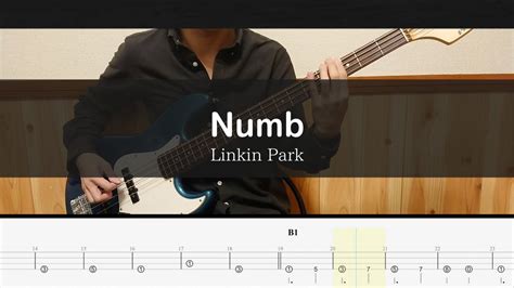 Linkin Park Numb Bass Cover TAB YouTube