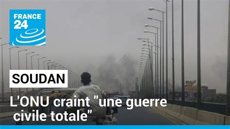 Soudan Après Un Raid De Larmée De Lair à Khartoum Lonu Craint