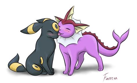 Umbreon And Shiny Vaporeon By Furreon On Deviantart In 2021 Umbreon