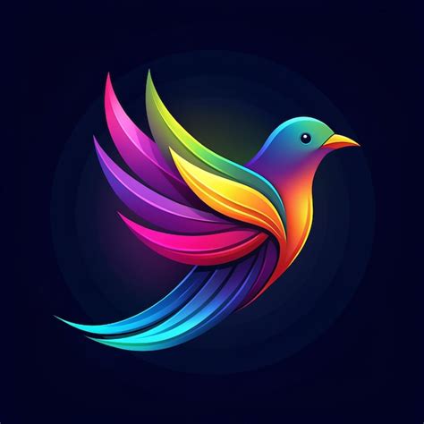 Premium Photo Free Vector Colorful Bird Illustration Gradient Bird