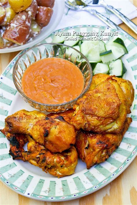 Simple Yet Tasty And Aromatic Ayam Panggang Kunyit Grilled Turmeric