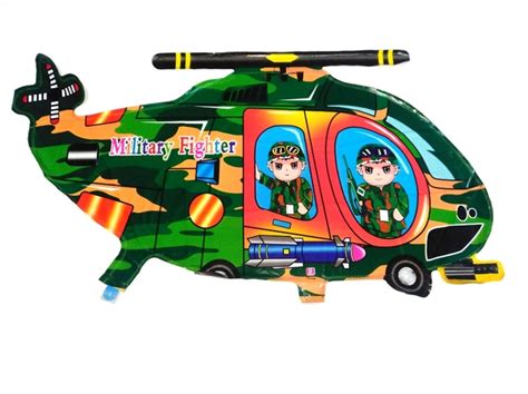 BALÃO HELICOPTERO MILITARY Rei dos Infláveis