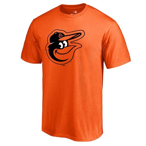 Baltimore Orioles Orange Secondary Color Primary Logo T Shirt