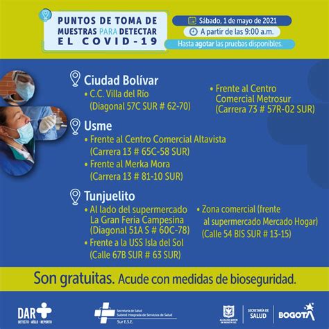 Secretaría Distrital de Salud on Twitter TenEnCuenta Estos son los