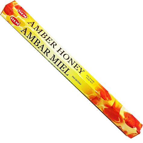 HEM Hexagon Amber Honey Incense 6 Pack – Rivendell Shop