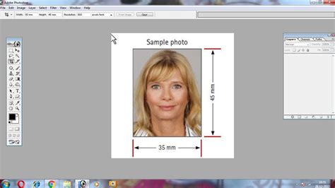 Passport Size Photo Pixel Using Photoshop To Touch Up And Cut A Passport Photo To A Key