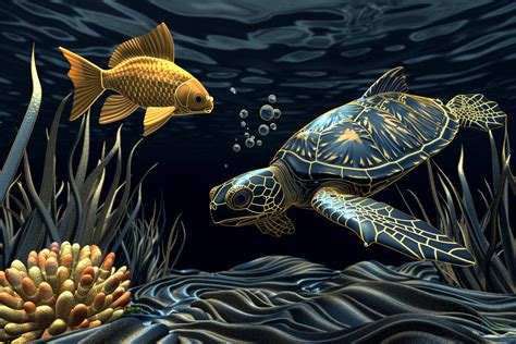 Underwater Turtle 101 by LowThunders on DeviantArt