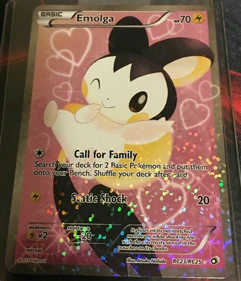 Full Art Emolga Ultra Rare Legendary Treasures Radiant Rc Rc