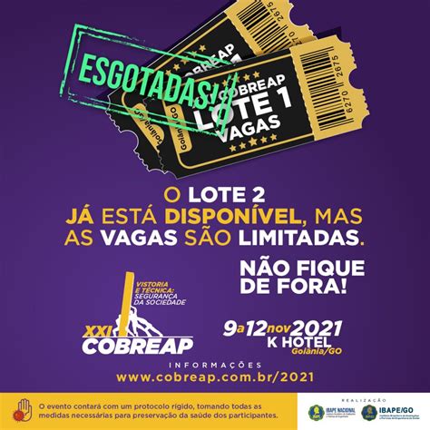 IBAPE Nacional Faça sua inscrição no XXI COBREAP