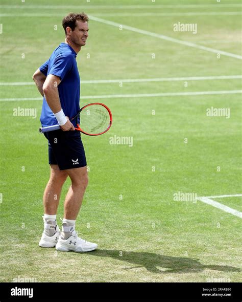 Andy Murray during a practice session on day three of the 2023 ...