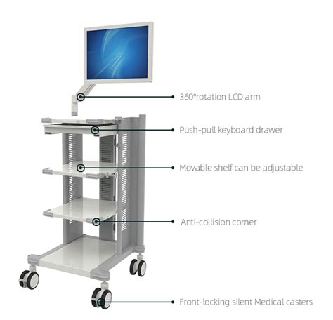 Endoscopy Procedure Carts Endoscopy Workstations With Scope Holders