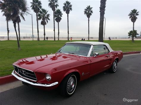 #76,019 Classic 1967 Red Mustang Convertible | Rent this location on ...