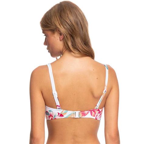 Roxy Lahaina Bay Uw Bikini Top White Xtremeinn