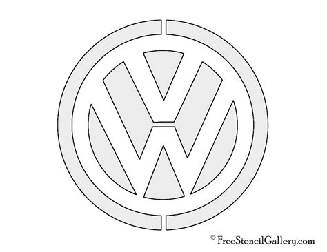 Vw Logo Drawing