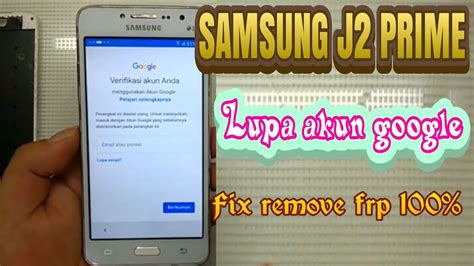 Samsung J Prime Lupa Akun Google Bypass Frp Fix Youtube