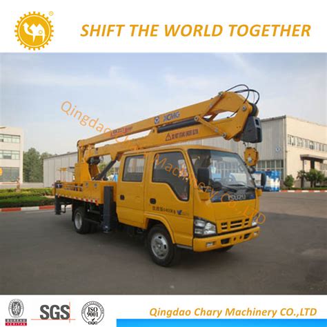 Platform Lifting High Altitude Operation Truck Aerial Lift Bucket