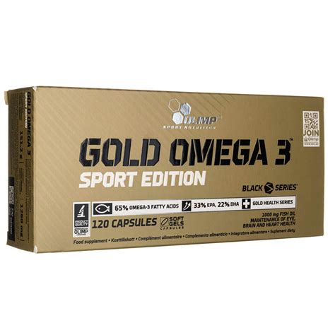 Olimp Gold Omega 3 Sport Edition 120 Capsules | Medpak