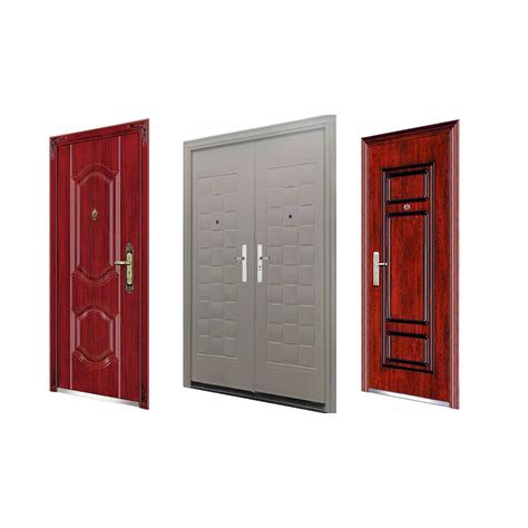 Modern Home Door Wood Coating Steel Doors Glass Doors for Bedroom