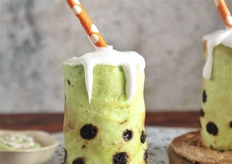 Resep Pandan Boba Roll Cake Oleh Frielingga Sit Cookpad