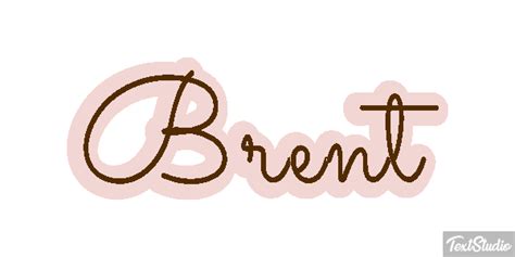 Brent Name Animated  Logo Designs