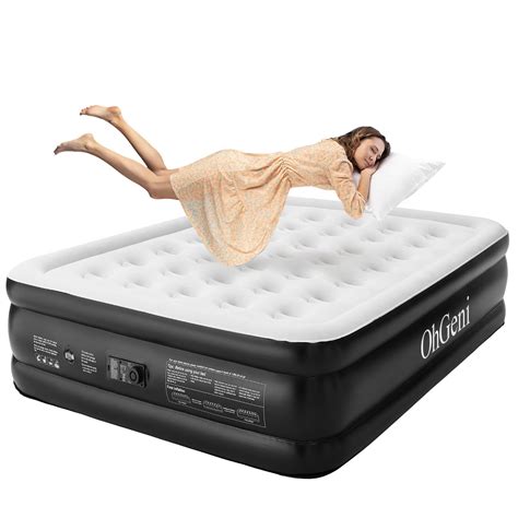 Queen Air Mattress with Built-in Pump for Guest 18" Tall, Inflatable