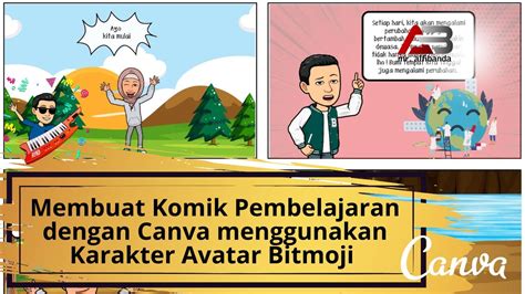 Membuat Komik Pembelajaran Dengan Canva Menggunakan Karakter Avatar