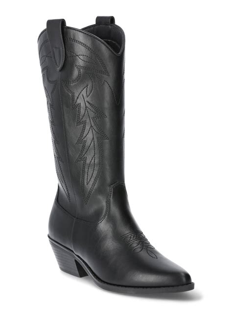 No Boundaries Women's Tall Western Boot - Walmart.com