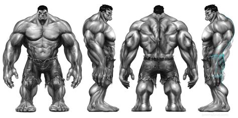 Image Result For Character Orthographic Model Sheet Hulk Character