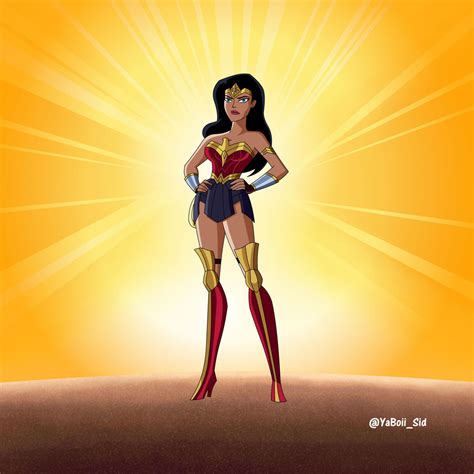 [Fan Art] DCEU Wonder Woman in DCAU style by YaBoiiSid : r/DCcomics