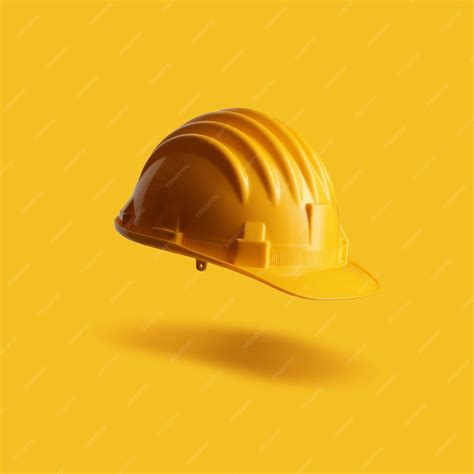 Premium Photo | Standard safety helmet for workers safety at work concept