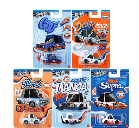 Hot Wheels Silver Series Themed Automotive Mix L Gulf Tooned Toy Avenue