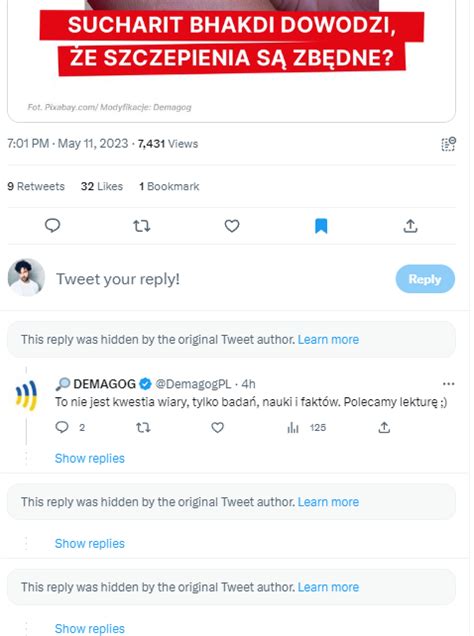 Piotr Witczak on Twitter Szanowni Państwo z DemagogPL ukrywając