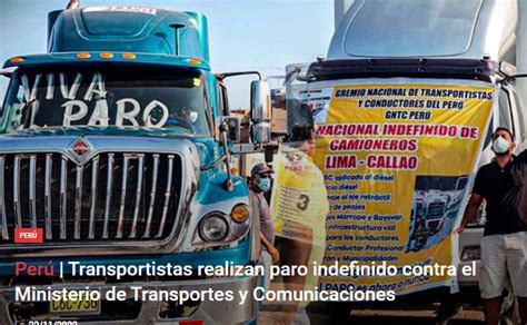 Paro De Transportistas Cu Ndo Empieza A Qu Hora Y Cu Les Son Las