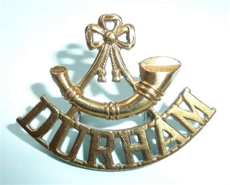 The Quartermaster S Store Pre Ww Durham Light Infantry Dli Brass