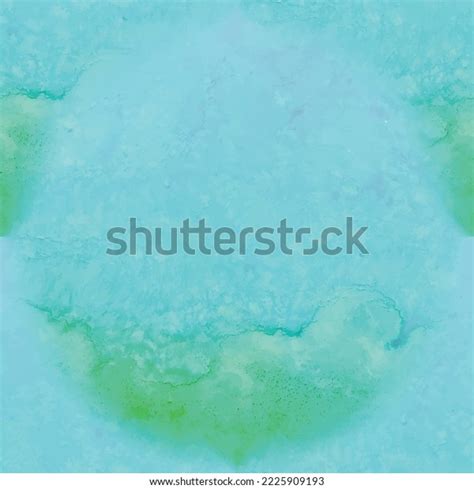 Blue Watercolor Ocean Water Art Ocean Stock Vector (Royalty Free ...