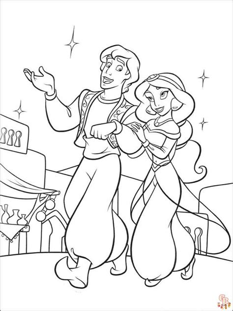 D Couvrez Les Meilleurs Coloriage Aladdin Imprimer En Ligne