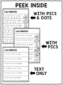 Spanish Reading Fluency Sheets By Nicole And Eliceo Tpt