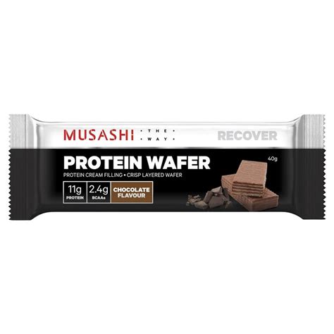 Buy Musashi Protein Wafer Bar Chocolate 40g Online At Chemist Warehouse®