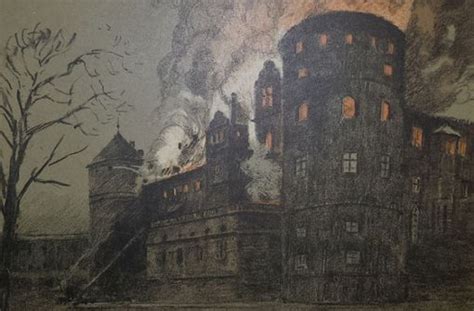 Stuttgarter Schlossbrand Vor 90 Jahren Der Maler Dem Das Herz Brach