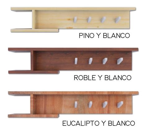 Perchero De Pared Madera Maciza 1 890 00 En Mercado Libre