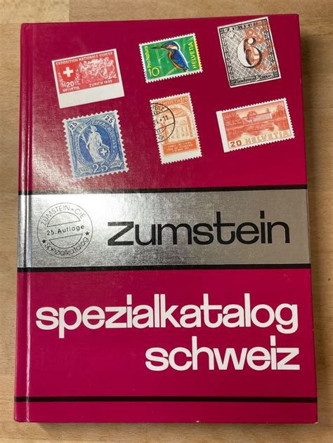 Zumstein Spezialkatalog Band 1 Und Band 2 Schweiz 2000 Kaufen Auf