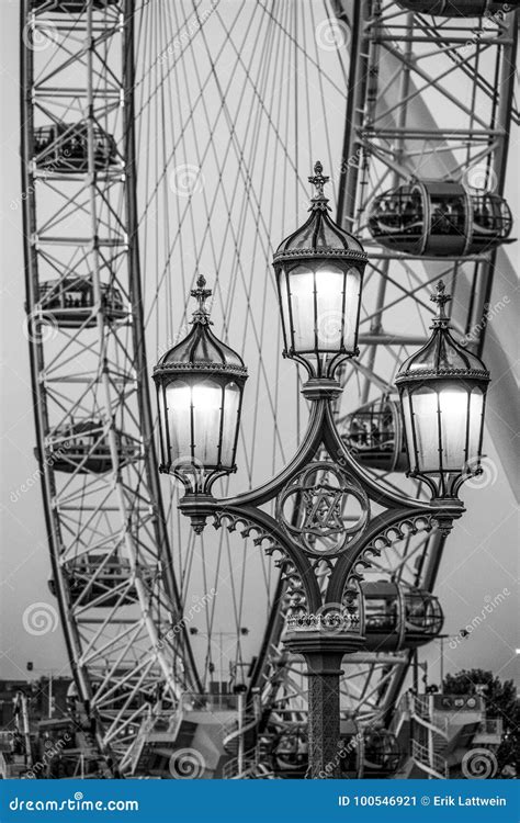 Beautiful Composition Of London Eye And Westminster Bridge Street