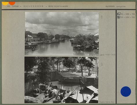 Sur Le Canal Entre Cholon Saigon Date Pp Flickr