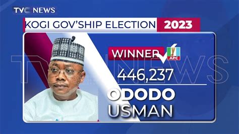 Inec Declares Apcs Ododo Usman Winner Of Kogi Governorship Polls Youtube