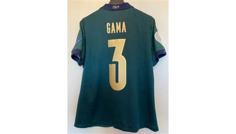 Gama S Italy Match Shirt Euro 2021 Qualifiers CharityStars