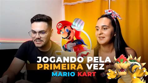 Jogamos Mario Kart Pela Primeira Vez No Nintendo Switch Youtube