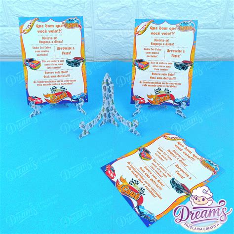 Plaquinha De Agradecimento Hot Wheels Cd Elo