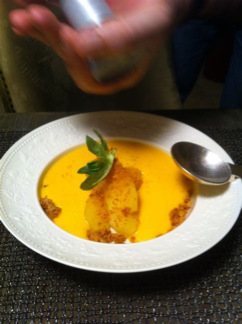 Pumpkin Velouté With Apples And Amaretti Biscuits Satori Journal