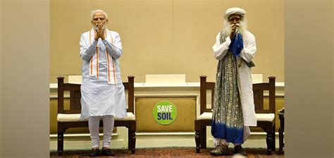 Pm Addresses Save Soil Programme Organised By Isha Foundation